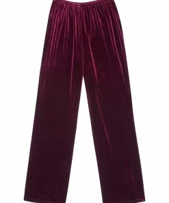 Playful Promises Velvet Wine Red Pyjama Set 13 Playful Promises Velvet Wine Red Pyjama Set