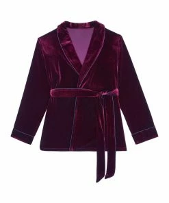 Playful Promises Velvet Wine Red Pyjama Set 12 Playful Promises Velvet Wine Red Pyjama Set