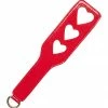 Regalia Heart Spanking Paddle Red