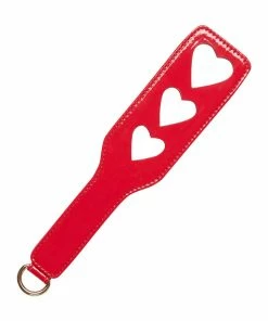 Regalia Heart Spanking Paddle Red