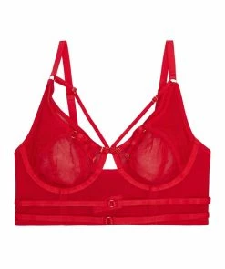 Playful Promises Bras Eddie Red Crossover Wrap Bra