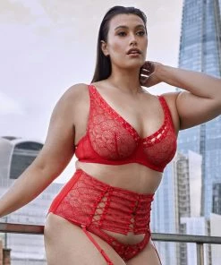 Playful Promises Florence Red High Apex Bra