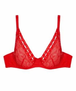 Playful Promises Florence Red High Apex Bra