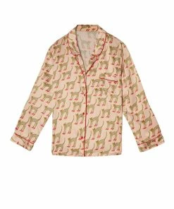 Playful Promises Bouffants Recycled Cheeta Long Sleeved Top