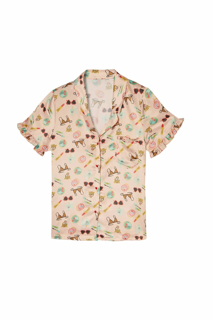 Playful Promises Bodil Jane Recycled Girls Best Friend Short Sleeved Top Nightwear 13 Playful Promises Bodil Jane Recycled Girls Best Friend Short Sleeved Top Nightwear