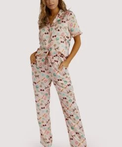 Playful Promises Bodil Jane Recycled Girls Best Friend Short Sleeved Top Nightwear 17 Playful Promises Bodil Jane Recycled Girls Best Friend Short Sleeved Top Nightwear