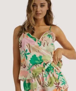 Playful Promises Alja Horvat Recycled Abstract Print Cami Top