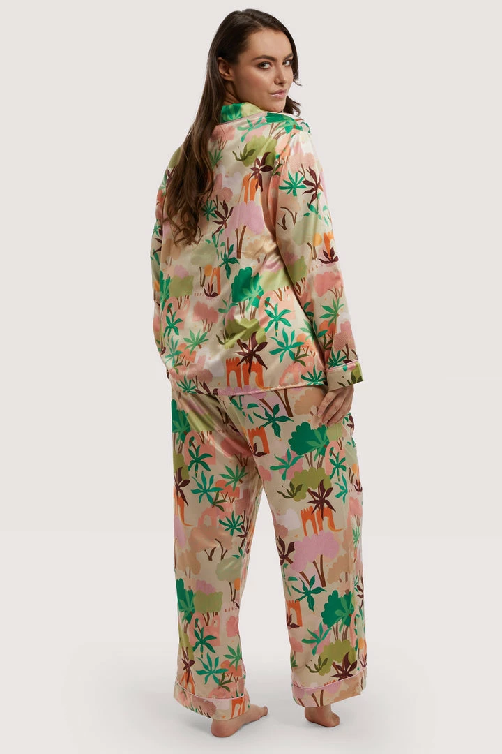 Playful Promises Alja Horvat Recycled Abstract Satin Trousers 11 Playful Promises Alja Horvat Recycled Abstract Satin Trousers