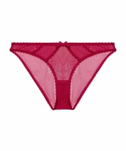 Deja Day Outlet Grace Hot Pink Mesh Brazilian Brief