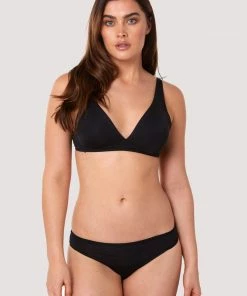 Deja Day Second Skin Black Recycled Brief