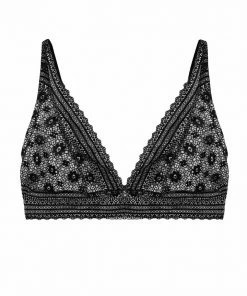 FFFB X Playful Promises Bras Maia Black Lace Bralette