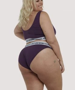 Felicity Hayward X PP Felicity Hayward Self Love Purple Curve Brief