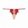 Hustler Outlet Brooke Red Applique Thong 2 Hustler Outlet Brooke Red Applique Thong