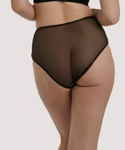 Playful Promises Dakota Green & Gold Snake High Waist Brief Luxe Bras