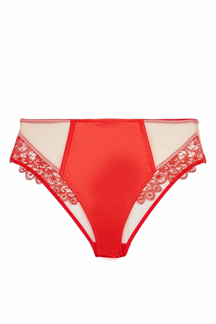 Playful Promises Anaise Red Highwaist Brief 15 Playful Promises Anaise Red Highwaist Brief
