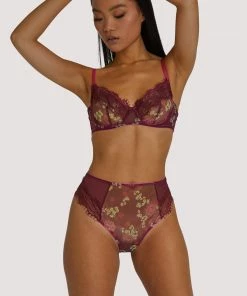 Wolf & Whistle Neve Kimono Print Plunge Bra 13 Wolf & Whistle Neve Kimono Print Plunge Bra