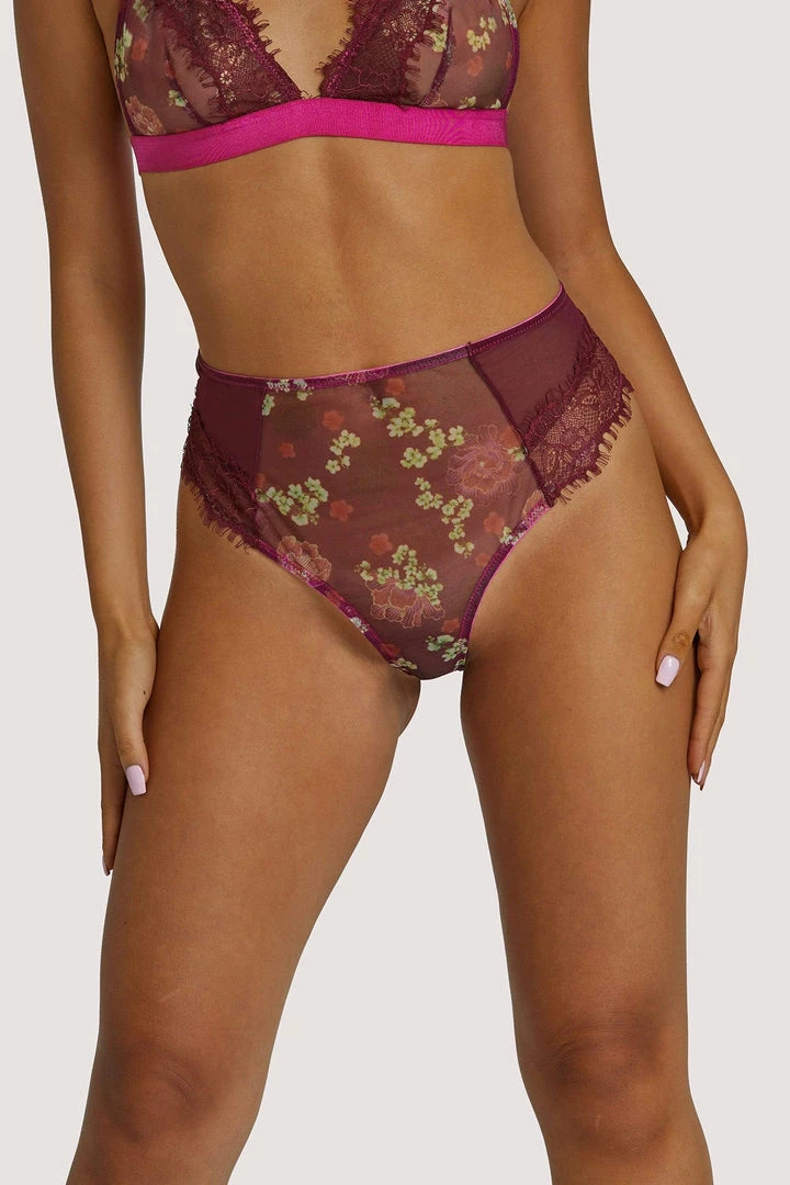 Wolf & Whistle Outlet Neve Kimono Print High Waist Brief 7 Wolf & Whistle Outlet Neve Kimono Print High Waist Brief