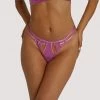 Wolf & Whistle Outlet Azma Pink Lace Caged Thong