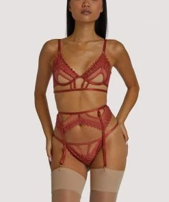 Wolf & Whistle Ellie Rust Open Bra
