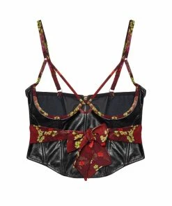 Wolf & Whistle Basques & Corsets Kayden Black Cupless Corset