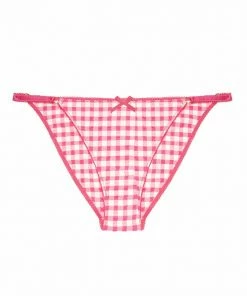 Squish Squish X Playful Promises Daisy Pink Gingham Brief