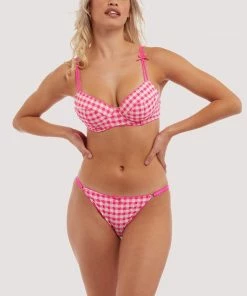 Squish Squish X Playful Promises Daisy Pink Gingham Brief