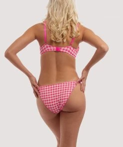 Squish Squish X Playful Promises Daisy Pink Gingham Brief