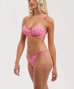 Squish Squish X Playful Promises Daisy Pink Gingham Brief