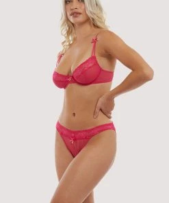 Squish Squish X Playful Promises Jordan Hot Pink Cherry Brief