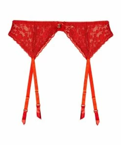 Squish Leomie Red Cherry Suspender Belt Suspenders