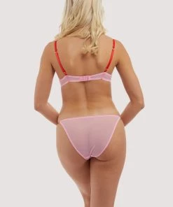 Squish Squish X Playful Promises Charli Pink Embroidered Brief