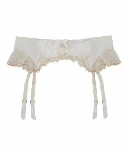 Playful Promises Karine Bridal Ivory/Gold Suspender Curve Outlet