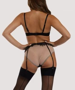 Playful Promises Anaise Black Suspender Belt