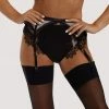 Playful Promises Anaise Black Suspender Belt