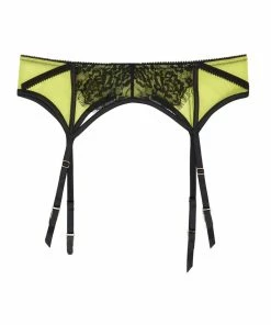 Playful Promises Suspenders Indigo Lime Satin And Lace Picot Suspender 19 Playful Promises Suspenders Indigo Lime Satin And Lace Picot Suspender