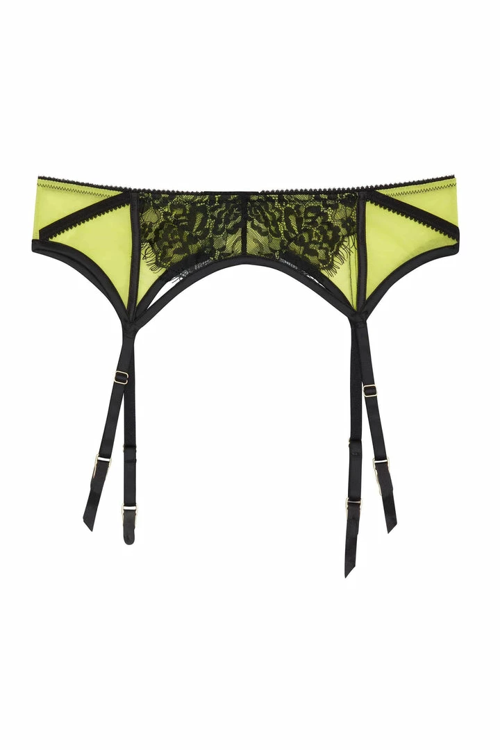 Playful Promises Suspenders Indigo Lime Satin And Lace Picot Suspender 11 Playful Promises Suspenders Indigo Lime Satin And Lace Picot Suspender