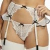 Playful Promises Monica Peach Ribbon Slot Suspender