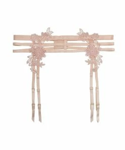 Playful Promises Suspenders Virginia Peach Guipure Suspender