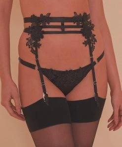Playful Promises Suspenders Virginia Guipure Suspender Belt Core
