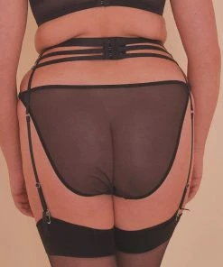 Playful Promises Suspenders Virginia Guipure Suspender Belt Core
