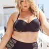 Playful Promises Hunter McGrady Plus Size/Curve Black Mesh Insert Bikini Top 2 Playful Promises Hunter McGrady Plus Size/Curve Black Mesh Insert Bikini Top