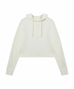 Wolf & Whistle Winter White Hooded Top
