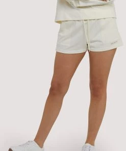 Wolf & Whistle Winter White Tie Waist Shorts Outlet