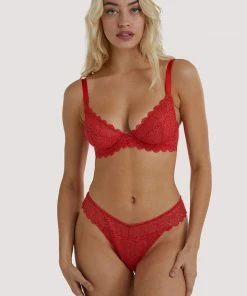 Wolf & Whistle Ariana Red Everyday Lace Bra
