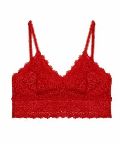 Wolf & Whistle Outlet Ariana Red Everyday Lace Bralette