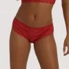 Wolf & Whistle Ariana Red Everyday Lace Brief