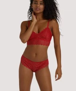 Wolf & Whistle Ariana Red Everyday Lace Brief