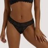 Wolf & Whistle Ariana Black Lace Thong Outlet 1 Wolf & Whistle Ariana Black Lace Thong Outlet