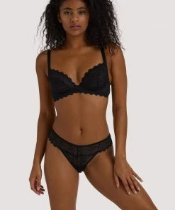 Wolf & Whistle Ariana Black Lace Thong Outlet 8 Wolf & Whistle Ariana Black Lace Thong Outlet