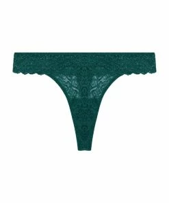Wolf & Whistle Outlet Ariana Teal Everyday Lace Thong 19 Wolf & Whistle Outlet Ariana Teal Everyday Lace Thong